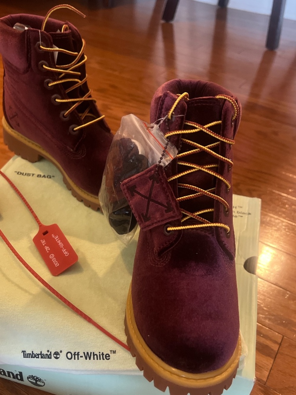 Timberland Off white colab